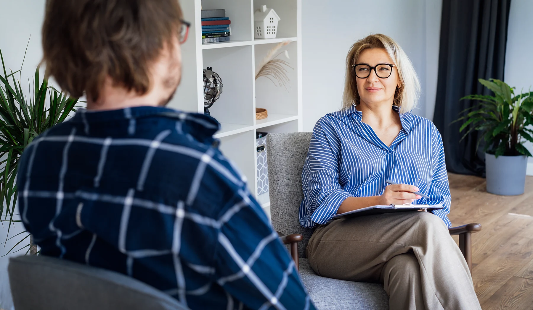 Patient in a Therapy Session